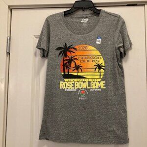 Oregon Ducks 2020 Rose Bowl Game T-Shirt - Women's Size Large